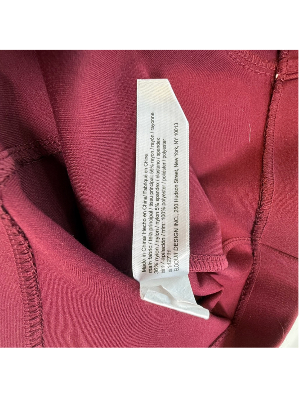 ELOQUII Size 14 Burgundy Skirt Suit Set Blazer Pencil Skirt Career Wear NWT - Picture 10 of 10
